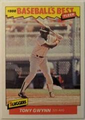 Tony Gwynn #15 Baseball Cards 1986 Fleer Baseball's Best Prices