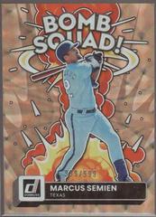 Marcus Semien #BS-4 Baseball Cards 2022 Panini Donruss Bomb Squad Prices