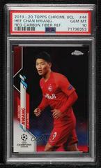 Hee chan Hwang [Red Carbon Fiber Refractor] Soccer Cards 2019 Topps Chrome UEFA Champions League Prices