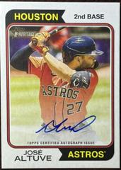 Jose Altuve Baseball Cards 2023 Topps Heritage Real One Autographs High Number Prices