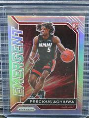 Precious Achiuwa Basketball Cards 2020 Panini Prizm Emergent Prices