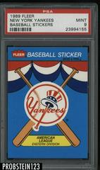 New York Yankees Baseball Cards 1989 Fleer Baseball Stickers Prices