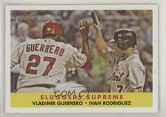 Ivan Rodriguez, Vladimir Guerrero #321 Baseball Cards 2007 Topps Heritage Prices