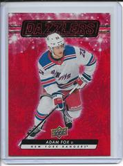 Adam Fox [Red] #DZ-2 Hockey Cards 2023 Upper Deck Dazzlers Prices