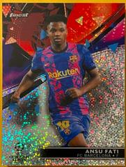 Ansu Fati [Refractor] Soccer Cards 2021 Topps Finest UEFA Champions League Prices