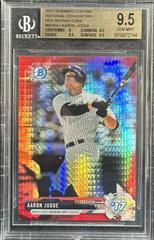 Aaron Judge [Red Refractors] #BNR-AJ Baseball Cards 2017 Bowman Chrome National Convention Prices