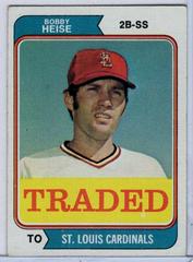 Bobby Heise Baseball Cards 1974 Topps Traded Prices
