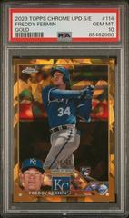 Freddy Fermin [Gold] Baseball Cards 2023 Topps Chrome Update Sapphire Prices
