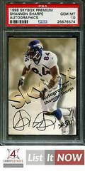 Shannon Sharpe Football Cards 1998 Skybox Premium Autographics Prices