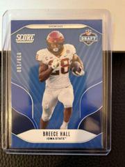 Breece Hall [Showcase] Football Cards 2022 Panini Score NFL Draft Prices