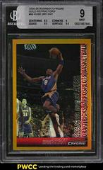 Kobe Bryant [Chrome Gold Refractor] #69 Basketball Cards 2005 Bowman Prices
