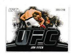 Jon Fitch #FM-JF Ufc Cards 2010 Topps UFC Knockout Fight Mat Relic Prices