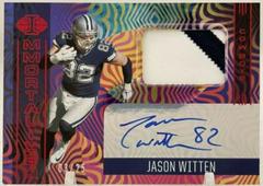 Jason Witten [Red] #IJ-JW Football Cards 2021 Panini Illusions Immortalized Jersey Autographs Prices