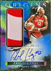 Chelsea Gray [Blue] #JA-CGY Basketball Cards 2023 Panini Origins WNBA Jersey Autographs Prices