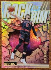 Zach LaVine [Gold] #19 Basketball Cards 2023 Panini Recon Rock the Rim Prices