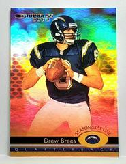 Drew Brees [Season Stat Line] #158 Football Cards 2002 Panini Donruss Prices