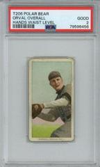 Orval Overall [Hands at Waist Level] #NNO Baseball Cards 1909 T206 Polar Bear Prices