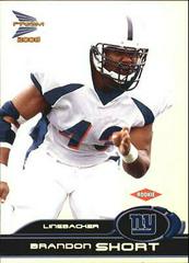 Brandon Short #166 Football Cards 2000 Pacific Prism Prospects Prices