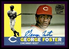 George Foster [Purple] #60FF-GF Baseball Cards 2022 Topps Archives 1960 Fan Favorites Autographs Prices