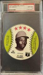 Lou Brock Baseball Cards 1976 Carousel Discs Prices