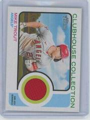 Mike Trout Baseball Cards 2023 Topps Heritage Clubhouse Collection Relics High Number Prices