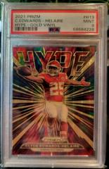 Clyde Edwards Helaire [Gold Vinyl Prizm] Football Cards 2021 Panini Prizm Hype Prices