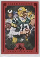 Aaron Rodgers [College Red Frame] #63 Football Cards 2015 Panini Gridiron Kings Prices