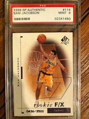 Sam Jacobson #114 Basketball Cards 1998 SP Authentic Prices
