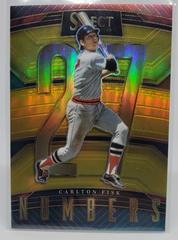 Carlton Fisk [Gold] #SN6 Baseball Cards 2023 Panini Select Numbers Prices