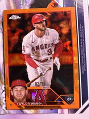 Taylor Ward [Orange] Baseball Cards 2023 Topps Chrome Sapphire Prices