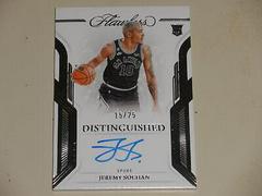 Jeremy Sochan #32 Basketball Cards 2022 Panini Flawless Distinguished Auto Prices