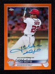Juan Soto [Orange] #CVA-JS Baseball Cards 2022 Topps Chrome Veteran Autographs Prices