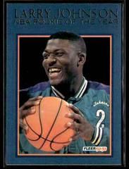Larry Johnson #5 Basketball Cards 1992 Fleer Larry Johnson Prices