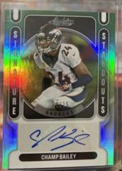Champ Bailey [Green] #SS-CB Football Cards 2022 Panini Absolute Signature Standouts Prices