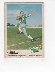 Larry DeGraw Football Cards 1970 O Pee Chee CFL Prices