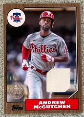 Andrew McCutchen [Gold] #87BR-AM Baseball Cards 2022 Topps 1987 Series 2 Relics Prices