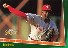 Ben Rivera #329 Baseball Cards 1993 Score Select Prices