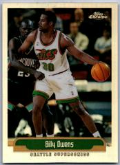 Billy Owens Basketball Cards 1999 Topps Chrome Prices