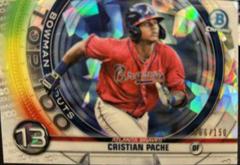 Cristian Pache [Atomic Refractor] Baseball Cards 2020 Bowman Chrome Scouts' Top 100 Prices