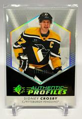 Sidney Crosby [Silver Spectrum] Hockey Cards 2022 SP Authentic Profiles Prices
