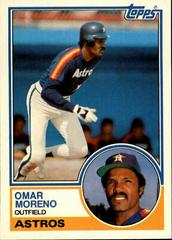 Omar Moreno #76T Baseball Cards 1983 Topps Traded Prices