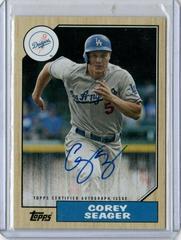 Corey Seager #1987A-CSE Baseball Cards 2017 Topps 1987 Autographs Prices