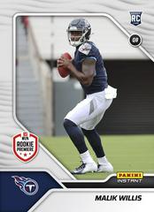 Malik Willis #FL25 Football Cards 2022 Panini Instant RPS First Look Prices
