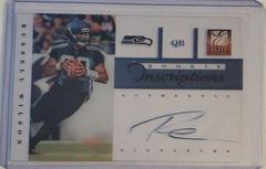 Russell Wilson [Blue Ink] #31 Football Cards 2012 Panini Elite Rookie Inscriptions Prices