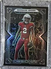 Marquise Brown #2 Football Cards 2022 Panini Obsidian Prices