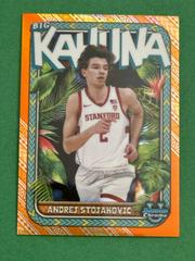 Andrej Stojakovic [Orange] #BK-23 Basketball Cards 2023 Bowman Chrome University The Big Kahuna Prices