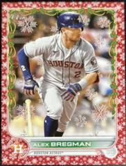 Alex Bregman [Red] Baseball Cards 2022 Topps Holiday Prices