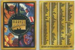 Checklist Marvel 1994 Masterpieces Prices