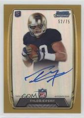Tyler Eifert [Gold Refractor] Football Cards 2013 Bowman Chrome Rookie Autograph Prices