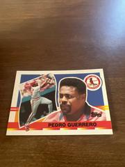 Pedro Guerrero #13 Baseball Cards 1990 Topps Big Baseball Prices